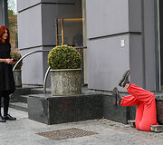 Performanso &bdquo;Bodies in Urban Spaces&ldquo; generalinė repeticija
