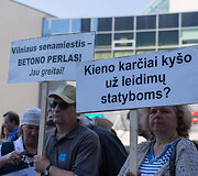 Piketas dėl Vilniaus paveldo