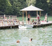 Vasari&scaron;ka kaitra prie Žaliųjų ežerų