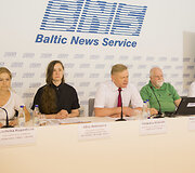 Sąjūdžio &bdquo;Už Lietuvos mi&scaron;kus&ldquo; spaudos konferencija