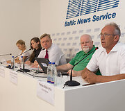 Sąjūdžio &bdquo;Už Lietuvos mi&scaron;kus&ldquo; spaudos konferencija