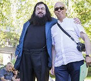  Protesto akcija prie Lietuvos žydų bendruomenės būstinės Vilniuje