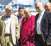 Dalai Lama lankėsi Tibeto skvere