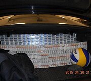 Balandžio 26 d. Medininkų kelio poste sulaikyta kontrabanda gabenta diplomatiniame automobilyje.