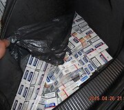 Balandžio 26 d. Medininkų kelio poste sulaikyta kontrabanda gabenta diplomatiniame automobilyje.