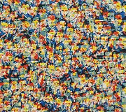 B.Czarnecki_Minios_strukturos_galimybes_2._2013m_Drb.,al._150x150cm_Stalowa_gallery