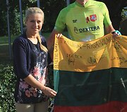 Kaunietis Aidas Jaru&scaron;aitis įgyvendino savo patriotinę akciją &ndash; dviračiu įveikė visą Baltijos kelio atkarpą, maždaug 650 kilometrų.