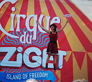Instaliacija &bdquo;Žiemos paveikslas&ldquo;  festivalyje &bdquo;Sziget&ldquo; gerbėjų dėmesio