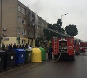 Gaisras Tauragės daugiabuty
