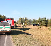 Trečiadienį, apie 11.40 val., kelyje Jurbarkas-Smalininkai nuo kelio nuvažiavo girto vairuotojo automobilis.