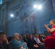 Koncerto &bdquo;Vintažinės dainos&ldquo;  akimirka