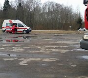 Sudegė lengvasis automobilis