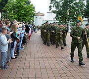 Kęstučio batalionas į atsargą i&scaron;leido beveik 400 nuolatinę privalomąją pradinę karo tarnybą baigusių karių