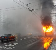 Vienoje Viniaus stotelių užsidegė autobusas