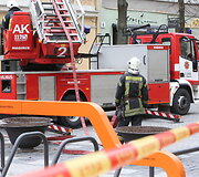 Vilniaus senamiestyje, Pilies gatvėje, kilo gaisras restorano pastate