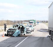 &bdquo;Opel&ldquo; ir sunkvežimio avarija Kaune &ndash; žuvo žmogus