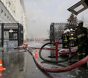 Gaisras Rusijos gynybos ministerijos pastate