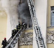 Gaisras Rusijos gynybos ministerijos pastate