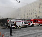 Gaisras Rusijos gynybos ministerijos pastate