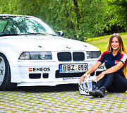 BMW vairuojanti &bdquo;drifterė&ldquo; Kotryna Kniežaitė