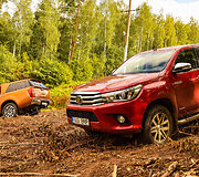 Pikapų testas &ndash; &bdquo;Nissan Navara&ldquo; prie&scaron; &bdquo;Toyota Hilux&ldquo;