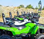 &bdquo;Arctic cat&ldquo; keturračių bandymas