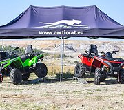 &bdquo;Arctic cat&ldquo; keturračių bandymas