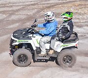 &bdquo;Arctic cat&ldquo; keturračių bandymas