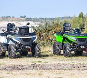 &bdquo;Arctic cat&ldquo; keturračių bandymas