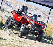 &bdquo;Arctic cat&ldquo; keturračių bandymas