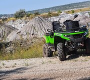 &bdquo;Arctic cat&ldquo; keturračių bandymas