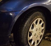 Automobilių padangos lapkričio 10-osios rytą