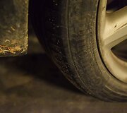 Automobilių padangos lapkričio 10-osios rytą