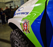 Vaidoto Žalos ir Sauliaus Jurgelėno automobilis &bdquo;Seat Dakar Leon&ldquo;