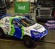 Vaidoto Žalos ir Sauliaus Jurgelėno automobilis &bdquo;Seat Dakar Leon&ldquo;