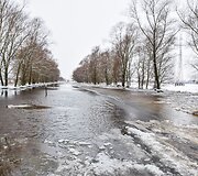 Pamarys tvenkiasi jau pusiaužiemį