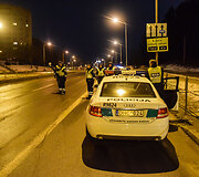 Lietuvos kelių policijos tarnybos reido akimirka