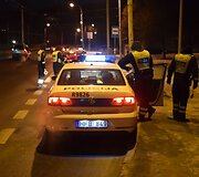 Lietuvos kelių policijos tarnybos reido akimirka