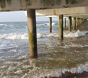 Palangos pajūris po audros