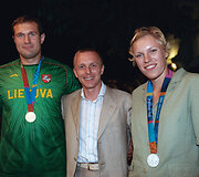 Virgilijus Alekna, Eimantas Skrabulis ir Austra Skujytė