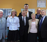Eimantas Skrabulis (centre)