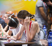 Spaudos konferencija Europos jaunimo olimpiniame festivalyje