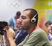 Spaudos konferencija Europos jaunimo olimpiniame festivalyje
