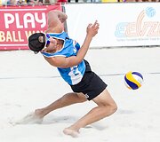 Lietuvos paplūdimo tinklinio čempionato finalo akimirkos