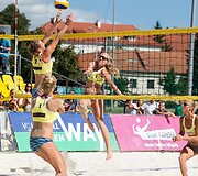 Lietuvos paplūdimo tinklinio čempionato finalo akimirkos