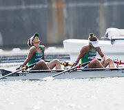 Mildos Valčiukaitės ir Donatos Karalienės irklavimas finale