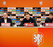 Lietuvos futbolo rinktinės spaudos konferencija