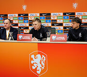 Lietuvos futbolo rinktinės spaudos konferencija