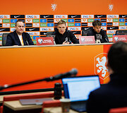 Lietuvos futbolo rinktinės spaudos konferencija