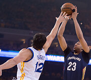 NBA: &bdquo;Golden State Warriors&ldquo; - &bdquo;New Orleans Pelicans&ldquo; (antrosios serijos rungtynės)